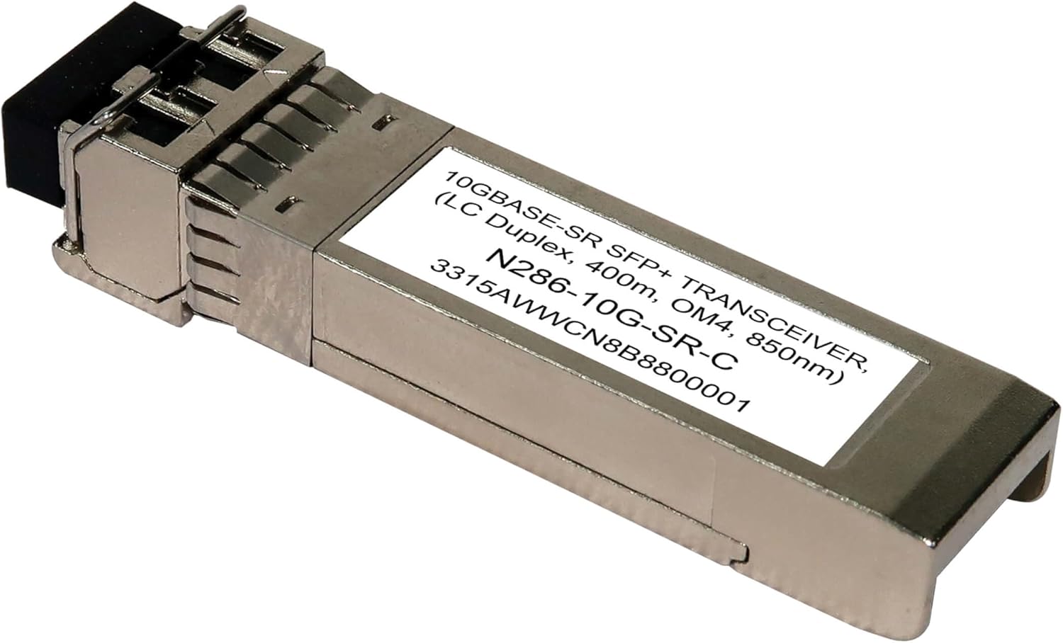 Eaton Tripp Lite Series SFP-10G-SR Cisco Compatible 10GBase-SR SFP+ Transceiver Module, LC Duplex Multimode Fiber MMF, 10 Gbps, 850 nm, 1312 Feet / 400 Meter Length, 3-Year Warranty (N286-10G-SR-C)