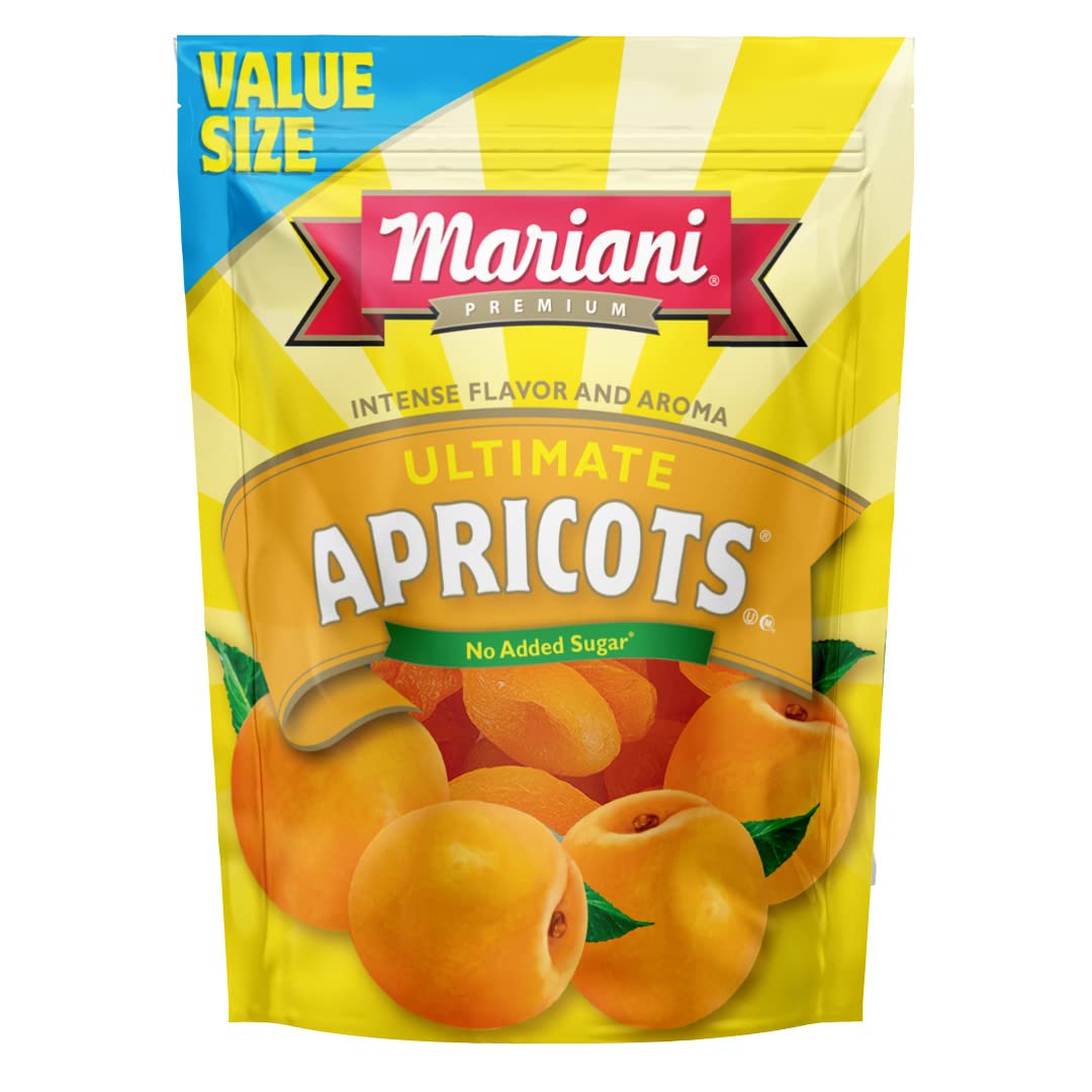 Mariani Ultimate Dried Apricots, 32 oz – Resealable Bag, No Sugar Added, Vegan