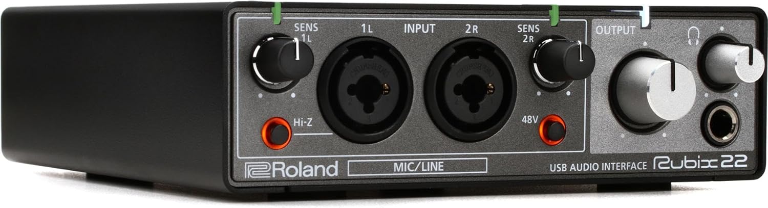 Roland Rubix 22 USB Audio Interface 2 in/2 Out (RUBIX22)