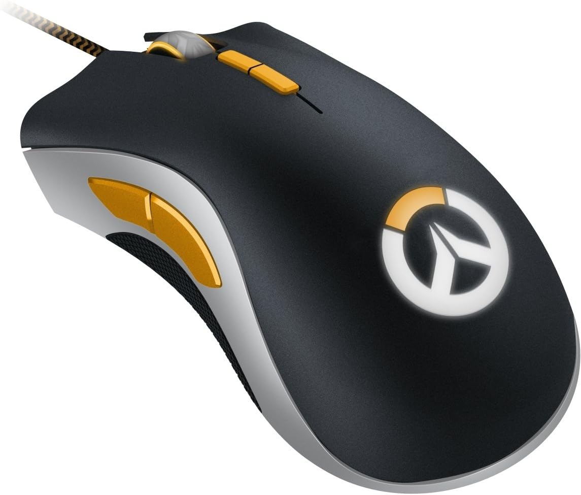 Razer Overwatch Deathadder Elite: True 16,000 5G Optical Sensor – Razer Mechanical Mouse Switches (Up to 50 Million Clicks) – Ergonomic Form Factor – Esports Gaming Mouse