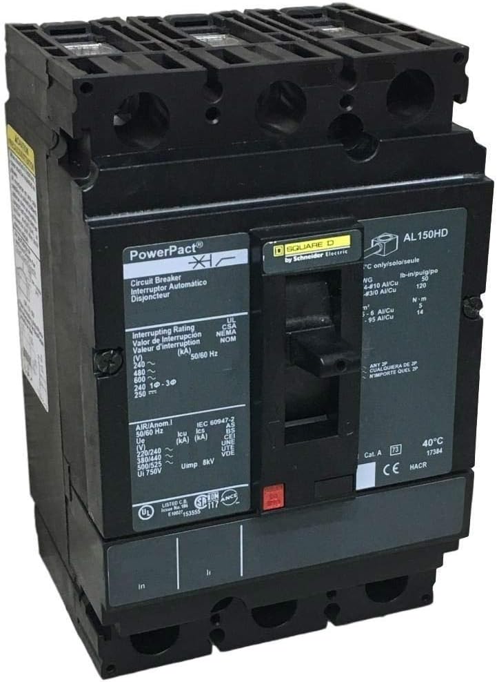 SCHNEIDER ELECTRIC HGL36025 Molded Case Circuit Breaker 600-Volt 25-Amp Electrical Box