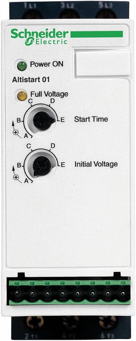 Schneider Electric 1 or 3 Phase, Soft Start, 12A Output Current, 120 to 480VAC Input Voltage