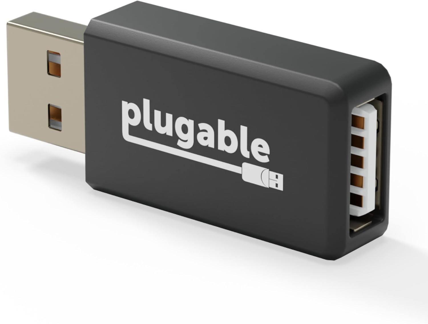 Plugable USB Data Blocker, Protect Against Juice Jacking at Public USB Ports, Defend Unwanted Data Transfers and Hijacking, Charging Safely, Fast 1A Charge-Only Adapter for Android, Apple iOS Devices