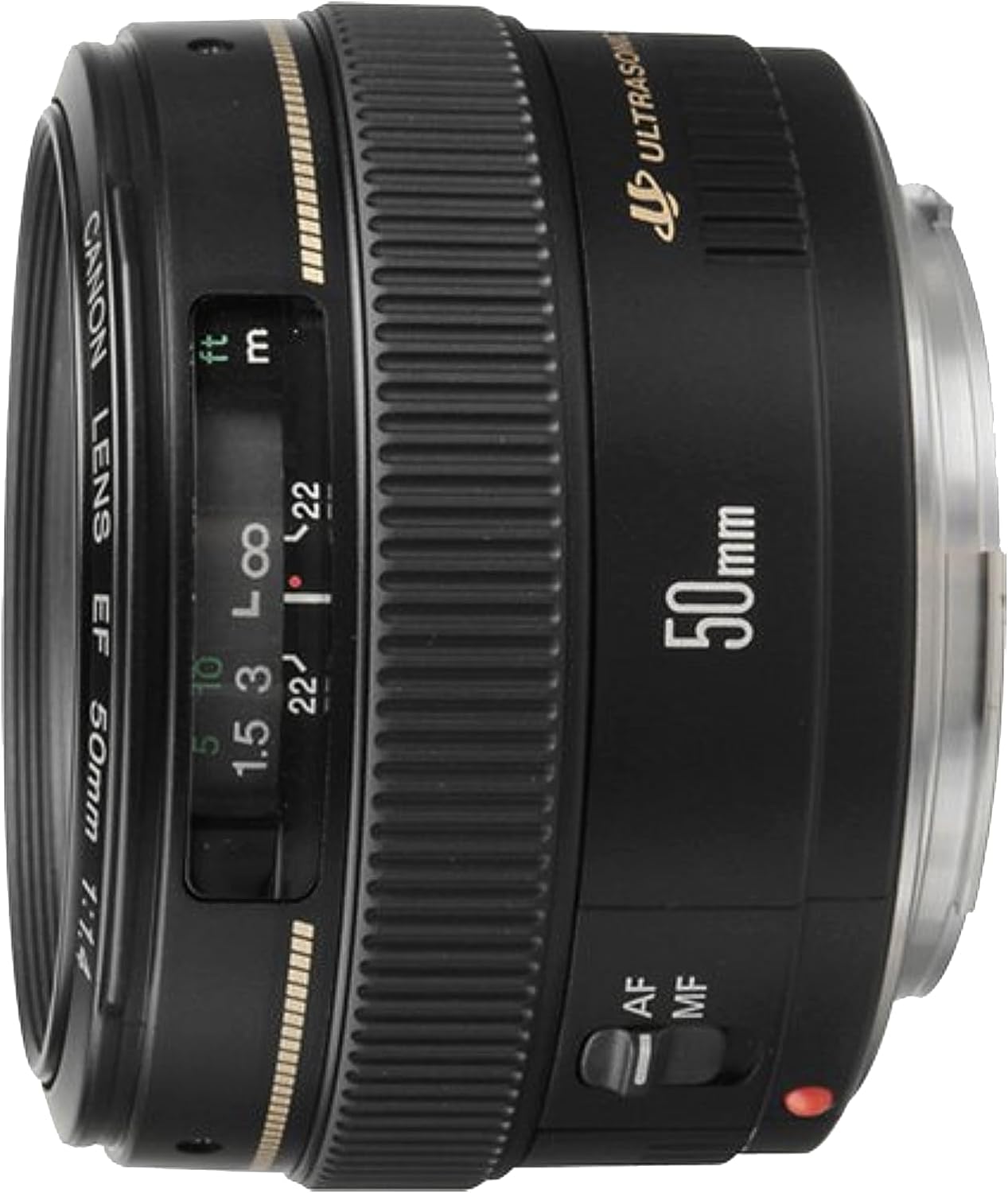 Canon EF 50mm f/1.4 USM Standard and Medium Telephoto Lens for Canon SLR Cameras, Fixed