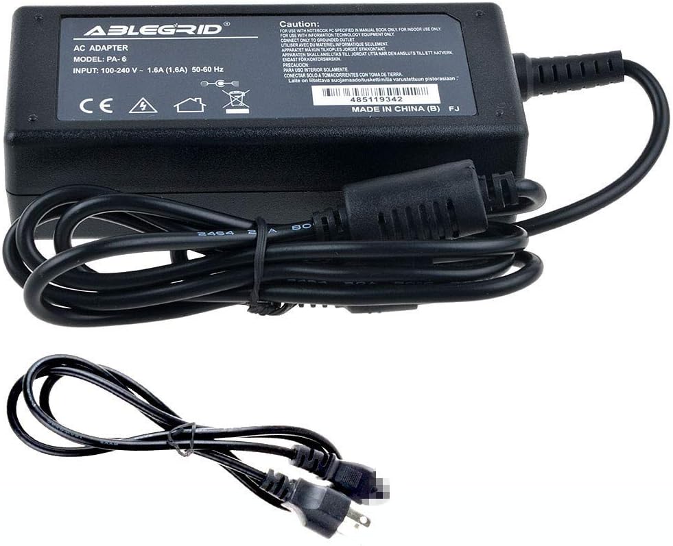 ABLEGRID for 16v Fujitsu ScanSnap iX500 iX-500 P/N: PA03656-B005 PA03656B005 Imaging Document Color Duplex Document Scanner WiFi Replacement Ac Dc Adapter Switching Power Supply Cord Charger