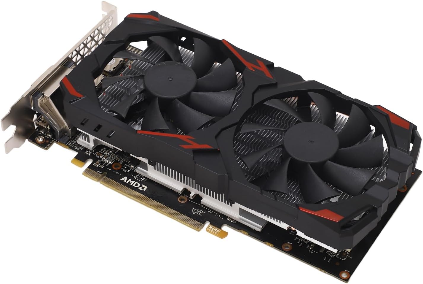 VBESTLIFE RX 580 Graphics Card, 256 Bit 8GB GDDR5 Computer Gaming Graphics Cards with, DVI, 16 PCI Express 3.0, Support 4K@60Hz HD, Fans, for PC Gaming (580 8G D5)