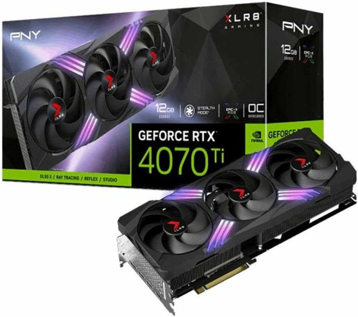 PNY VCG4070TS16TFXXPB1-O 16GB GDDR6X Graphics Card