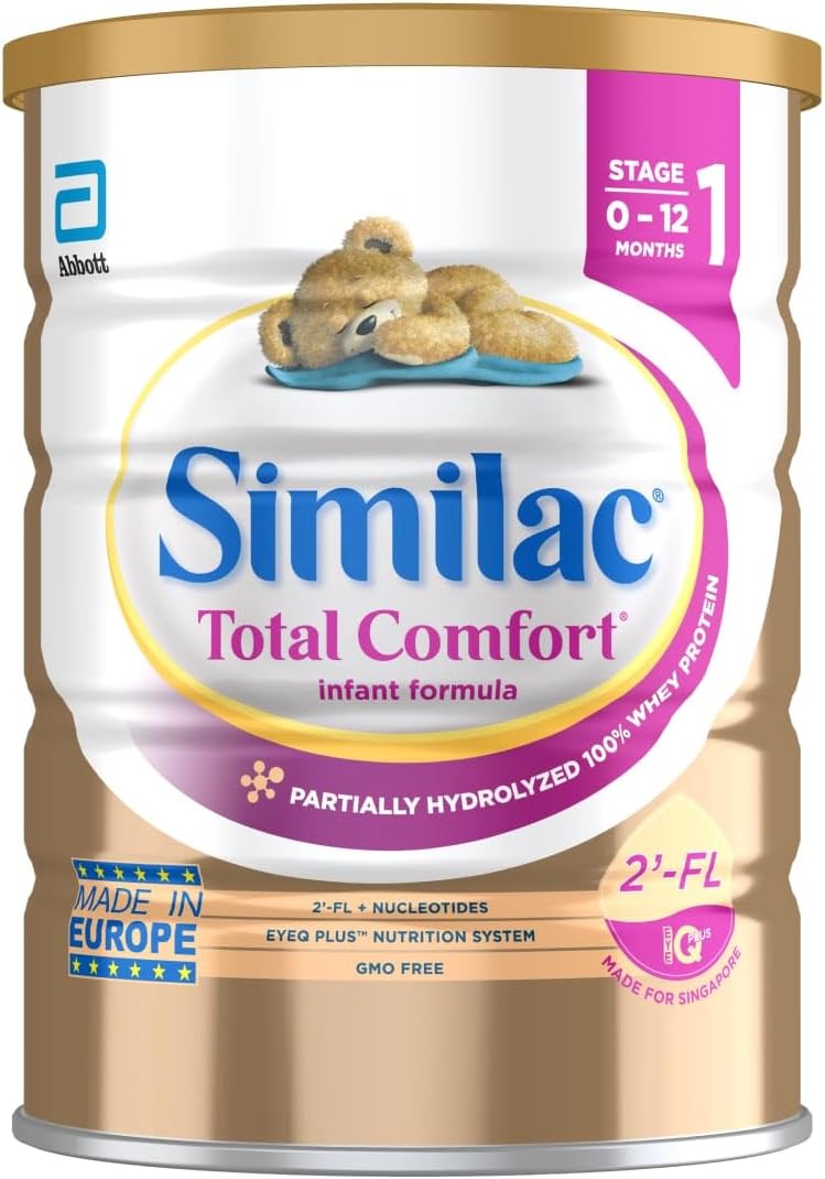 Similac Total Comfort* Infant Formula, Imported, Easy-to-Digest Baby Formula Powder, Non-GMO, 820 g (28.9 oz) Can