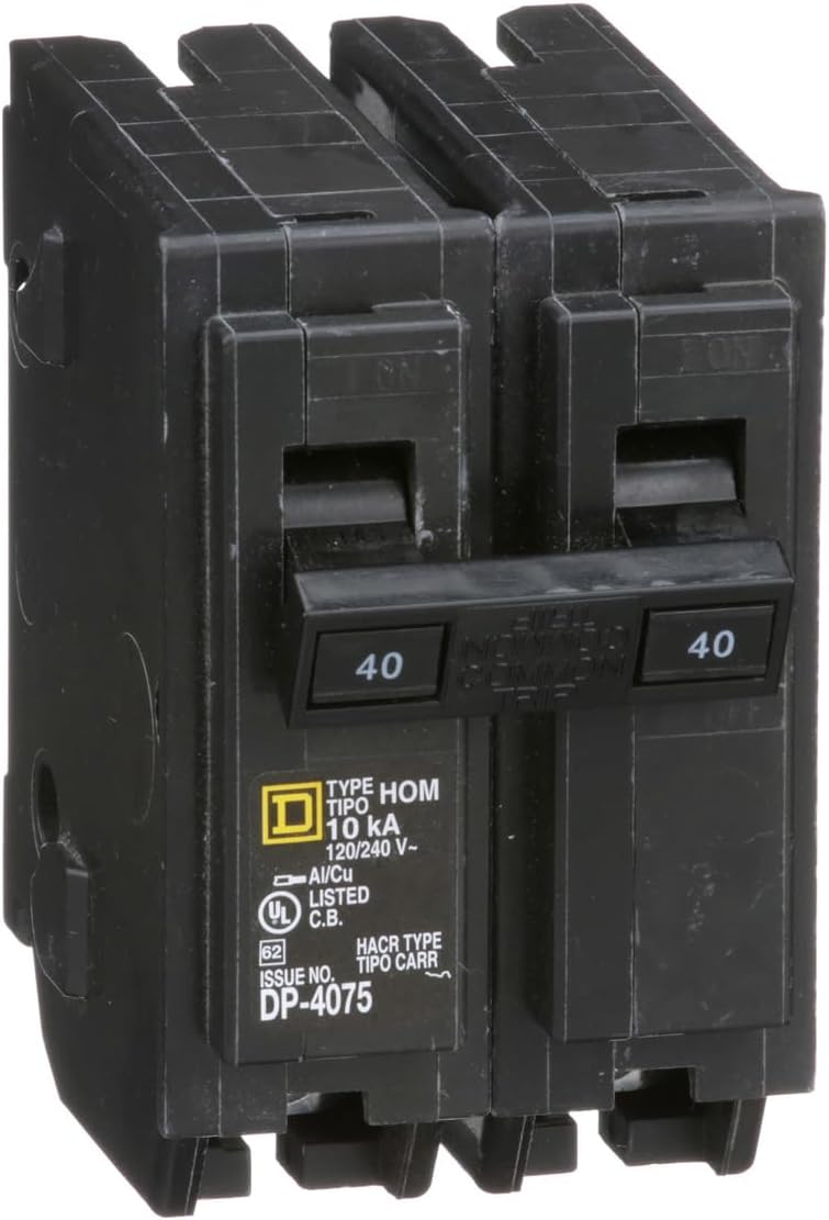 Square D – HOM240CP Homeline 40 Amp Two-Pole Circuit Breaker