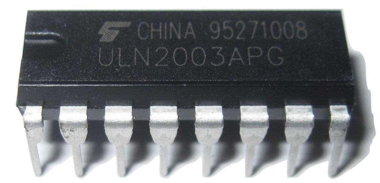 10pcs/Lot Black ULN2003APG Transistors Darlington 7-Circuit Sink Driver ULN2003 ULN2003AN DIP-16 IC