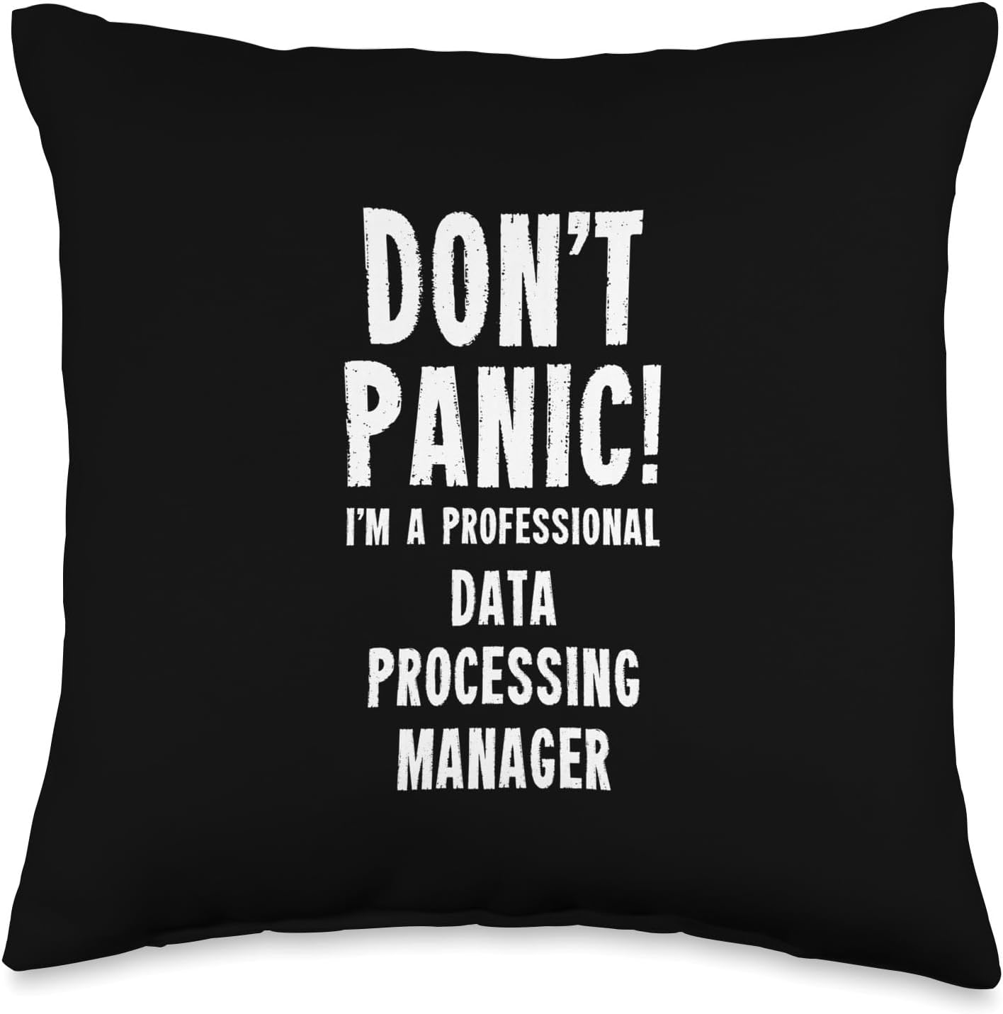 Data Processing Manager Throw Pillow