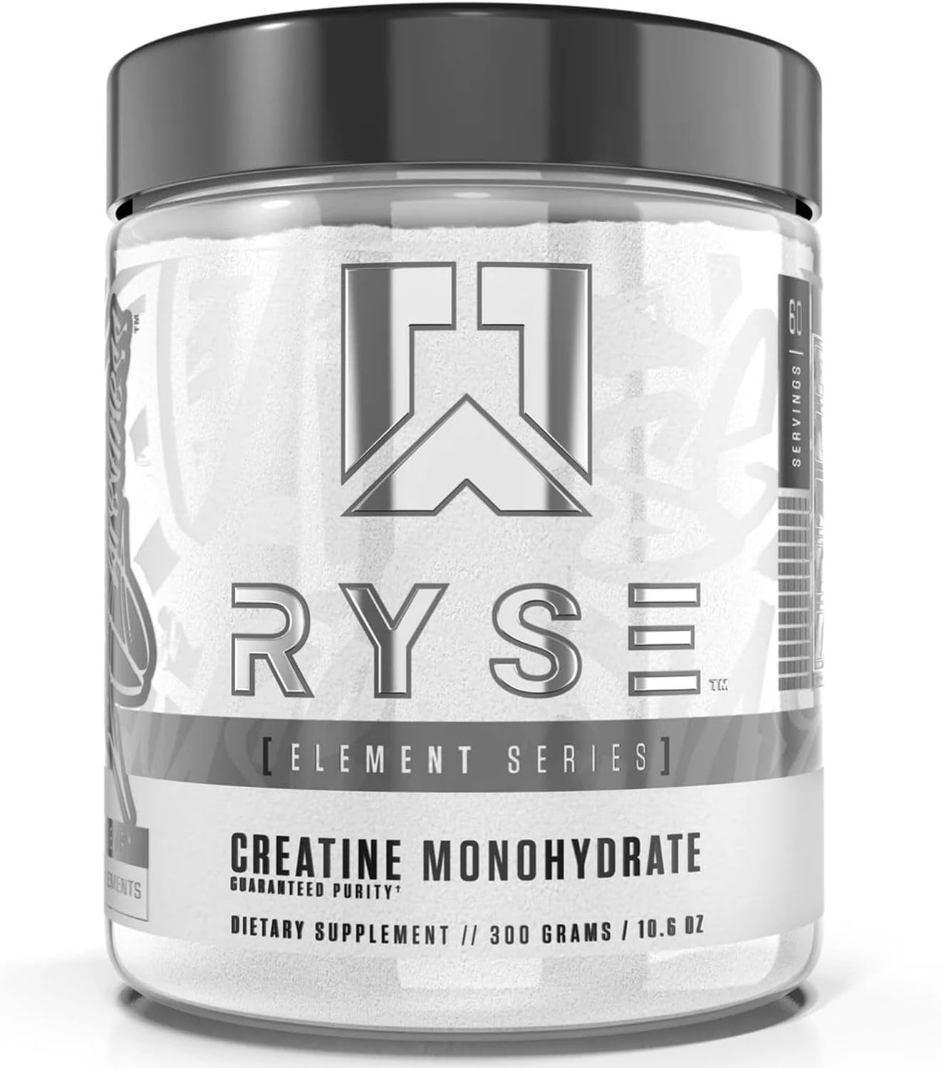 Ryse Element Series Creatine Monohydrate | Increase Lean Muscle Mass | Improve Strength & Power | Reduce Fatigue | Perform Better | 60 Servings