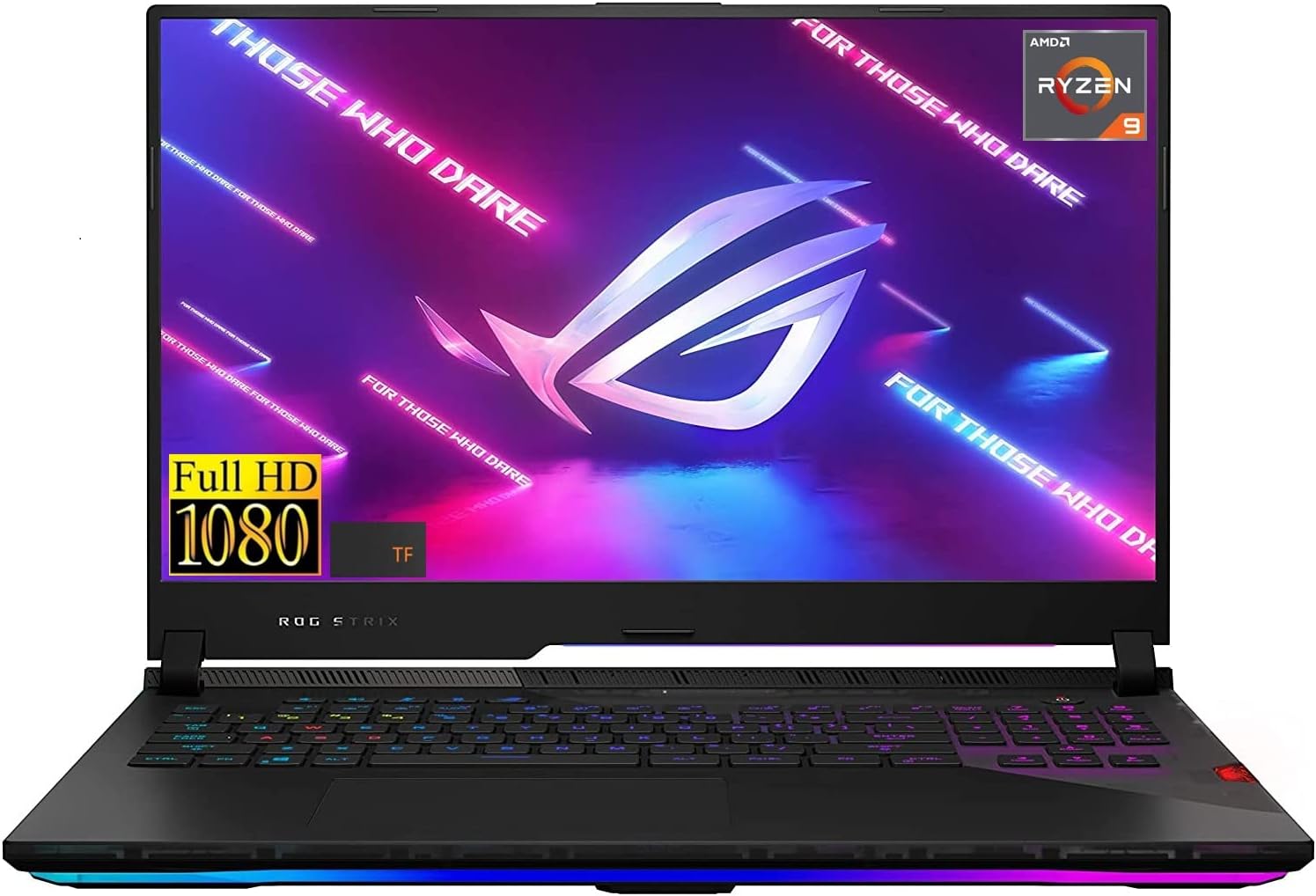 ASUS 2022 New ROG Strix Premium Gaming Laptop: 17.3″ FHD 144Hz IPS Display, AMD Gaming 8-Core Ryzen 9-5900HX, 64GB RAM, 4TB SSD, 4GB GeForce RTX 3050Ti, WiFi-6, Backlit-KYB, USB-C, Win10H, TF