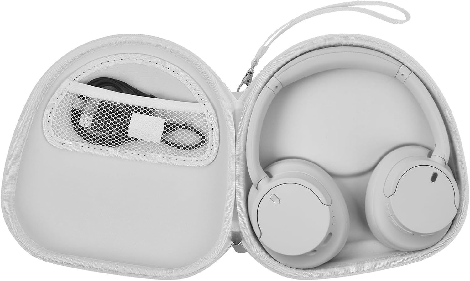 PAIYULE Case Compatible with Sony WH-CH720N WH-CH520 WH-1000XM4 Noise Canceling Wireless Headphones Bluetooth Over The Ear Headset, Carrying Storage for JBL Tune 720BT 510BT (Box Only) (White)