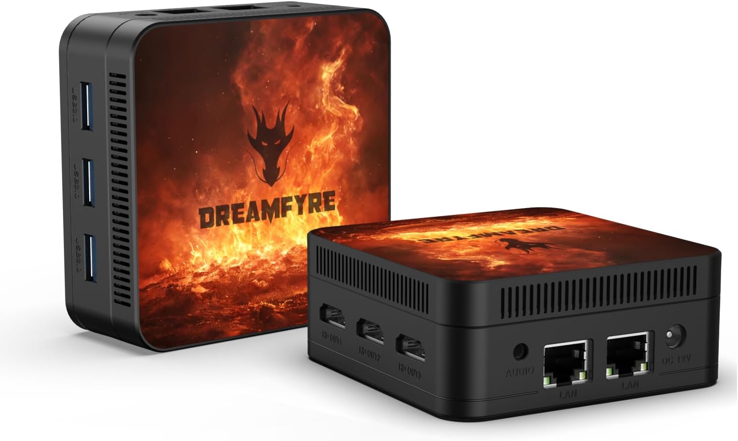 Mini PC Alder Lake-Ν95 (up to 3.4GHz) 4 Cores 4 Threads, Mini Desktop Computers 8GB DDR5 256GB M.2 SSD, Mini PC Dual Lan Support 4K Triple Screen Display/USB3.0/WiFi 5/Bluetooth 5.0 for Education