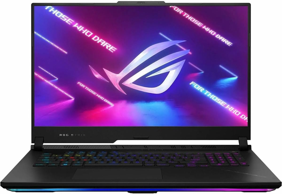 ASUS ROG Strix Scar 17 X3D (2023) Gaming Laptop, 17.3” QHD 240Hz/3ms, 100% DCI-P3 Display, GeForce RTX 4090, AMD Ryzen 9 7945HX3D, 32GB DDR5, 2TB PCIe SSD, Wi-Fi 6E, Windows 11 Pro, G733PYV-XH97