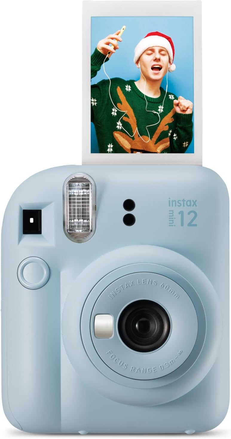 Fujifilm Instax Mini 12 Instant Film Camera – Pastel Blue