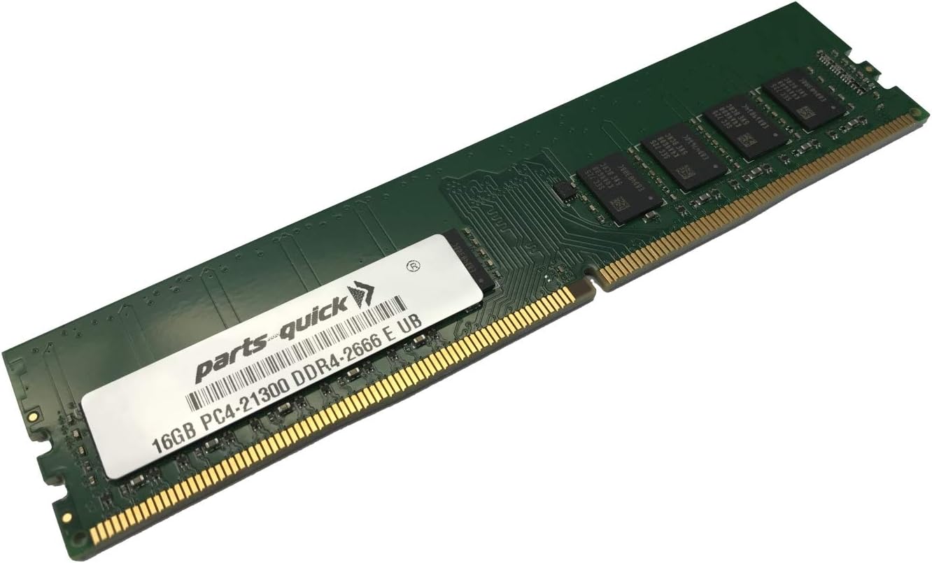 16GB Memory for Dell PowerEdge R340 Rack Server 2Rx8 DDR4 2666MHz ECC UDIMM (XEON)