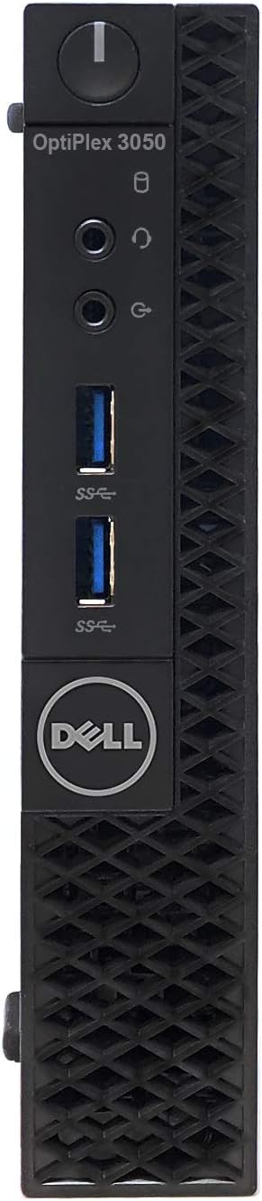 Dell Optiplex 3050 MFF Micro Form Factor Desktop – 7th Gen Intel Core i7-7700T Quad-Core Processor up to 3.80 GHz, 8GB Memory, 256GB Solid State Drive, Intel HD Graphics 630, Windows 10 Pro (Renewed)