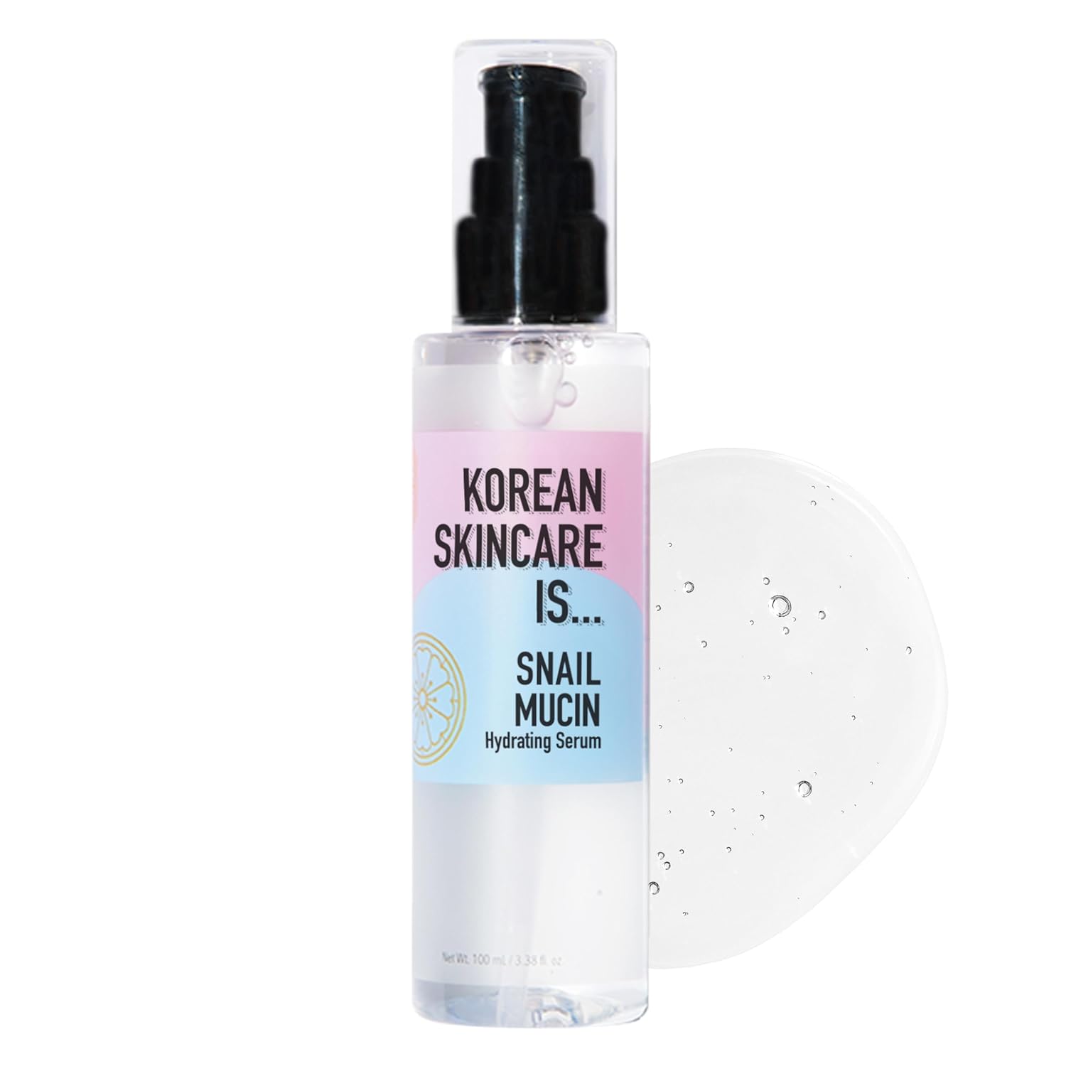 Elizabeth Mott – Korean Skincare is Snail Mucin – Deep Moisture Hydrating Face Serum for Clear Skin with 97% Snail Secretion Filtrate, Combats Dull Skin & Fine Lines, Cruelty-Free Formula,100 ml