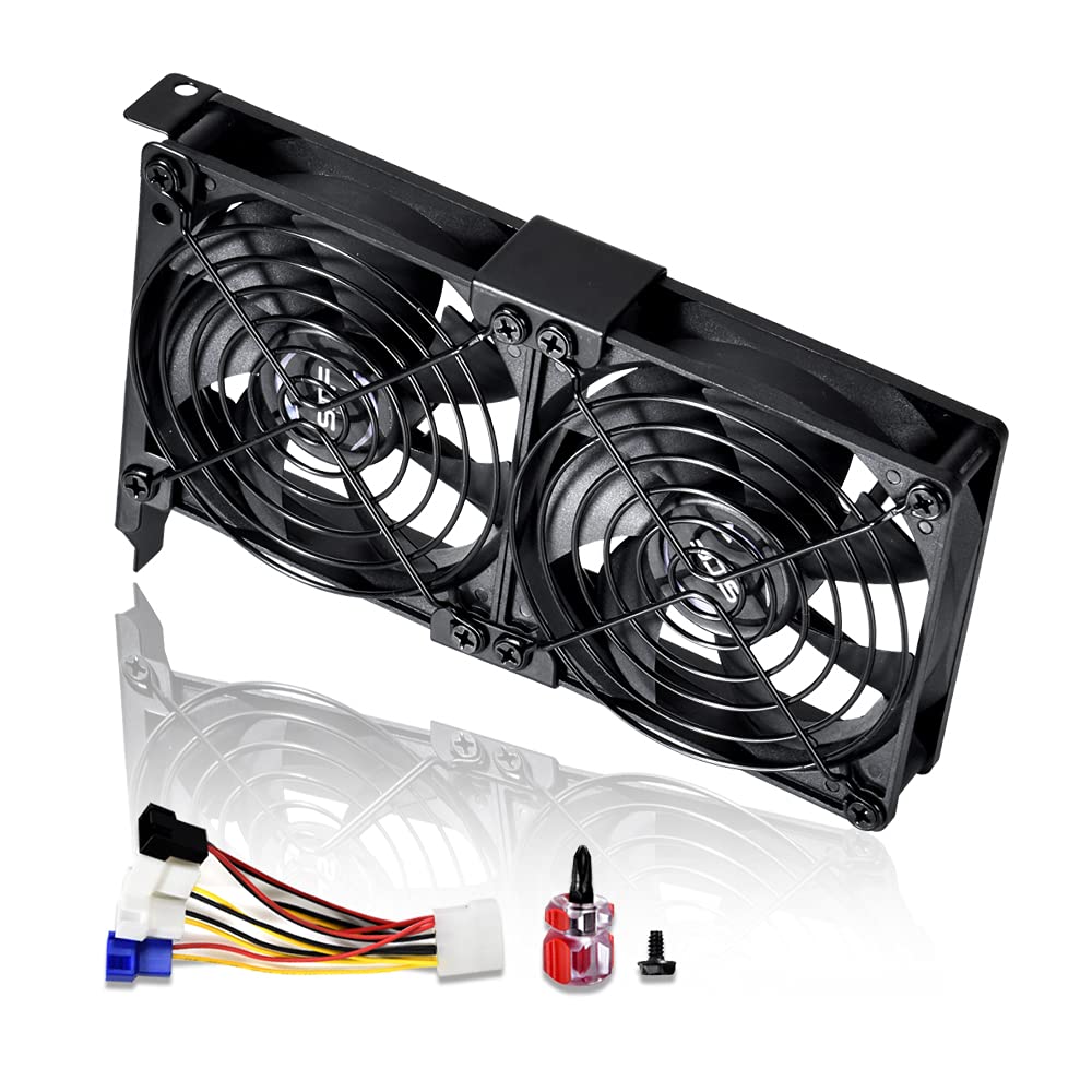 Dual 92mm Graphic Card Fans, Graphics Card Cooler, Video Card VGA Cooler, PCI Slot Fan GPU Cooler