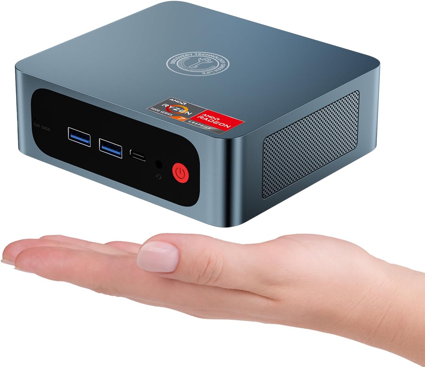 TRIGKEY Mini PC 5850U(8C/16T, Up to 4.4GHz), AMD Ryzen7 Pro 32GB DDR4 1TB M.2 NVMe SSD, Mini Desktop Computers, Triple Display/WiFi6/BT5.2, DP+HDMI+Type-C Output/USB3.2, Home/Office/Education/Gaming