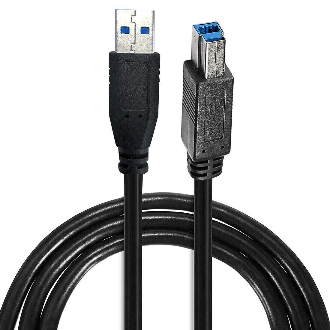 NTQinParts USB3.0 PC/Mac Data Transfer Sync SuperSpeed Cable Cord for Fujitsu ScanSnap iX500 PA03656-B005 Image Scanner