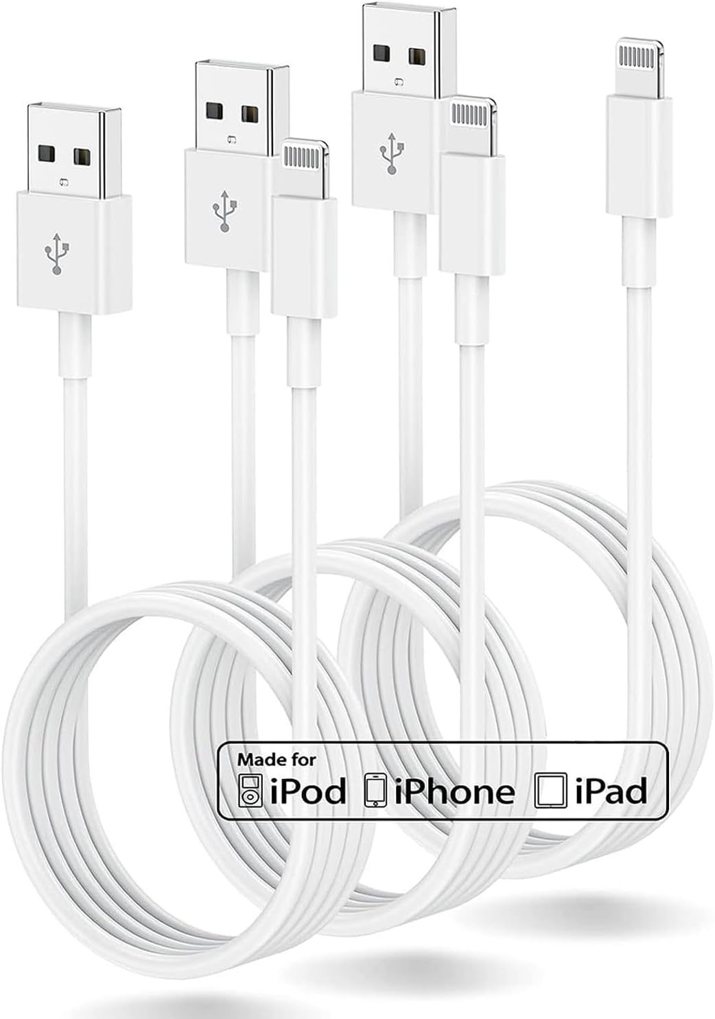 3ft iPhone Charger Apple MFi Certified, Apple Lightning to USB Cable 3 Feet,Fast Apple Charging Cable Cord 3 Foot for iPhone 14 Pro Max/13/13 Mini/13 Pro/12/11 Pro/11/XS MAX/XR/8/7/6s/5S/iPad