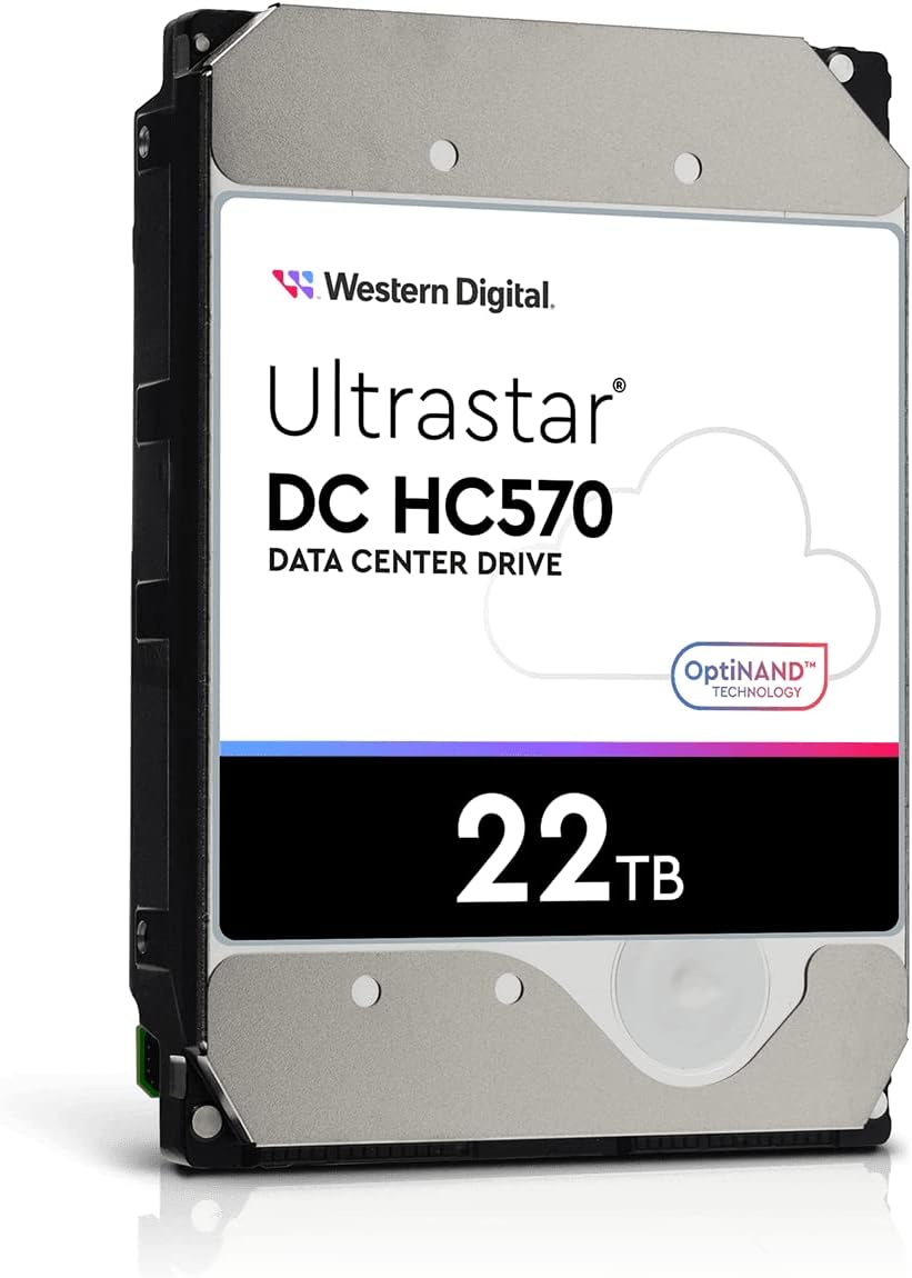 Western Digital WD Ultrastar HC570 WUH722222ALE6L4 22TB 7200RPM 3.5” Desktop HDD 0F48155