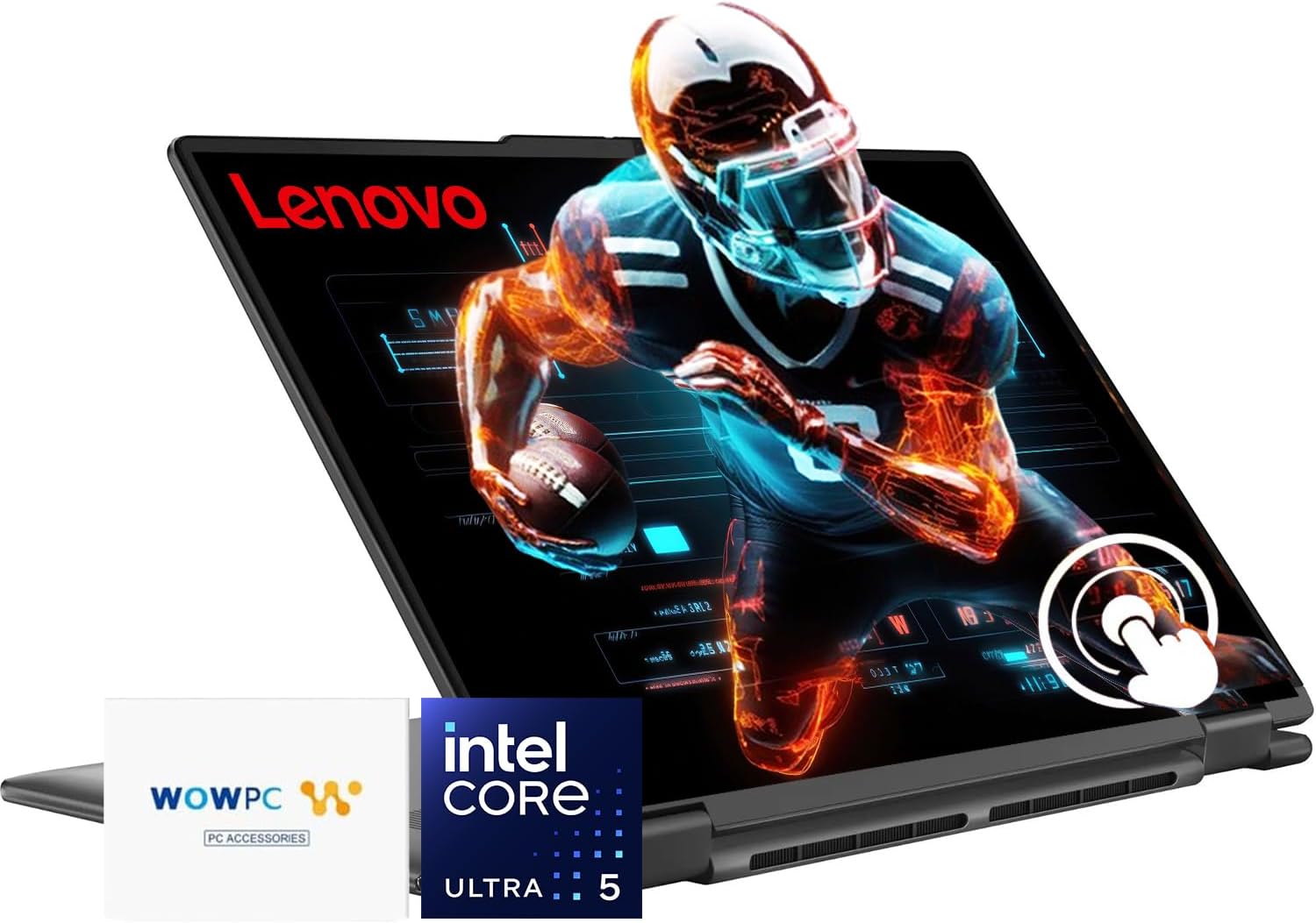 Lenovo Yoga 7 2-in-1 Touchscreen AI Powered Laptop • 16 WUXGA (1920×1200) IPS Display • Intel Ultra 5 125U • 16GB DDR5X • 1TB Storage • Backlit KB • FP Reader • 2 Thunderbolt 4 • Win 11 Pro