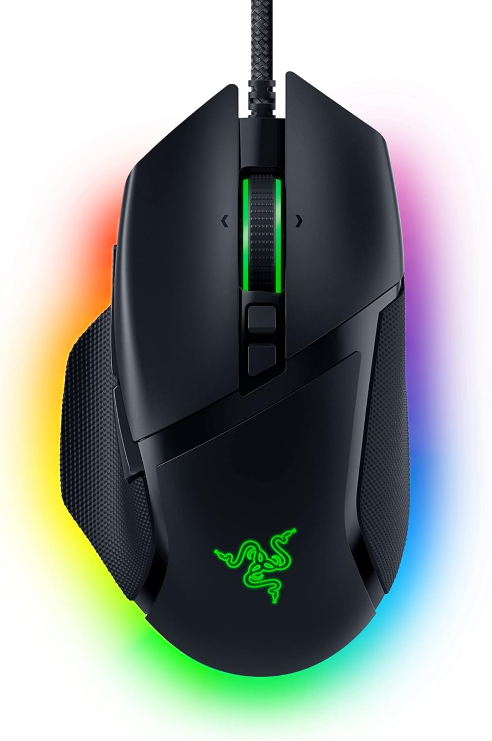 Razer Basilisk V3 Customizable Ergonomic Gaming Mouse: Fastest Gaming Mouse Switch – Chroma RGB Lighting – 26K DPI Optical Sensor – 11 Programmable Buttons – HyperScroll Tilt Wheel – Classic Black