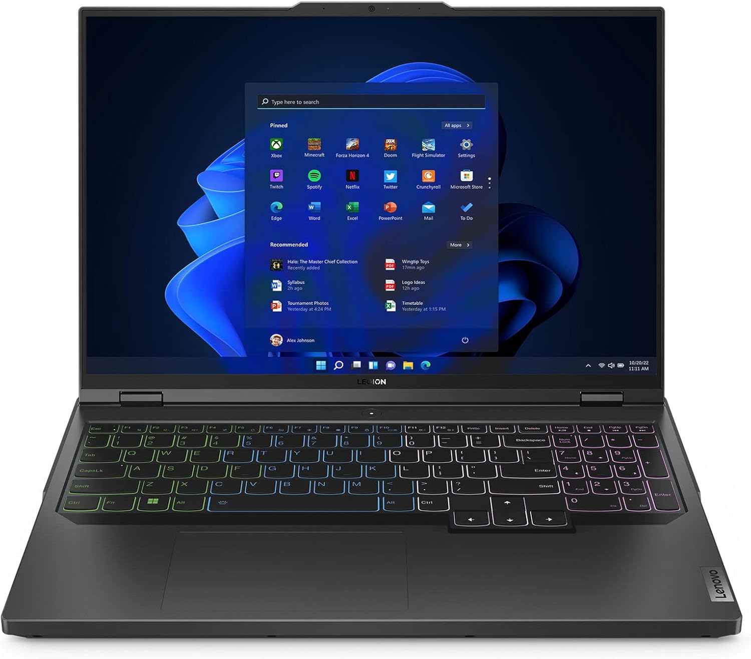 Lenovo 2023 Legion Pro 5 16″ 165Hz WQXGA IPS Gaming Laptop 8-Core AMD Ryzen 7 7745HX 64GB DDR5 2TB NVMe SSD NVIDIA GeForce RTX 4060 8GB GDDR6 HDMI 2xUSB-C WiFi 6E RJ45 RGB KB Windows 11 Pro w/RE USB