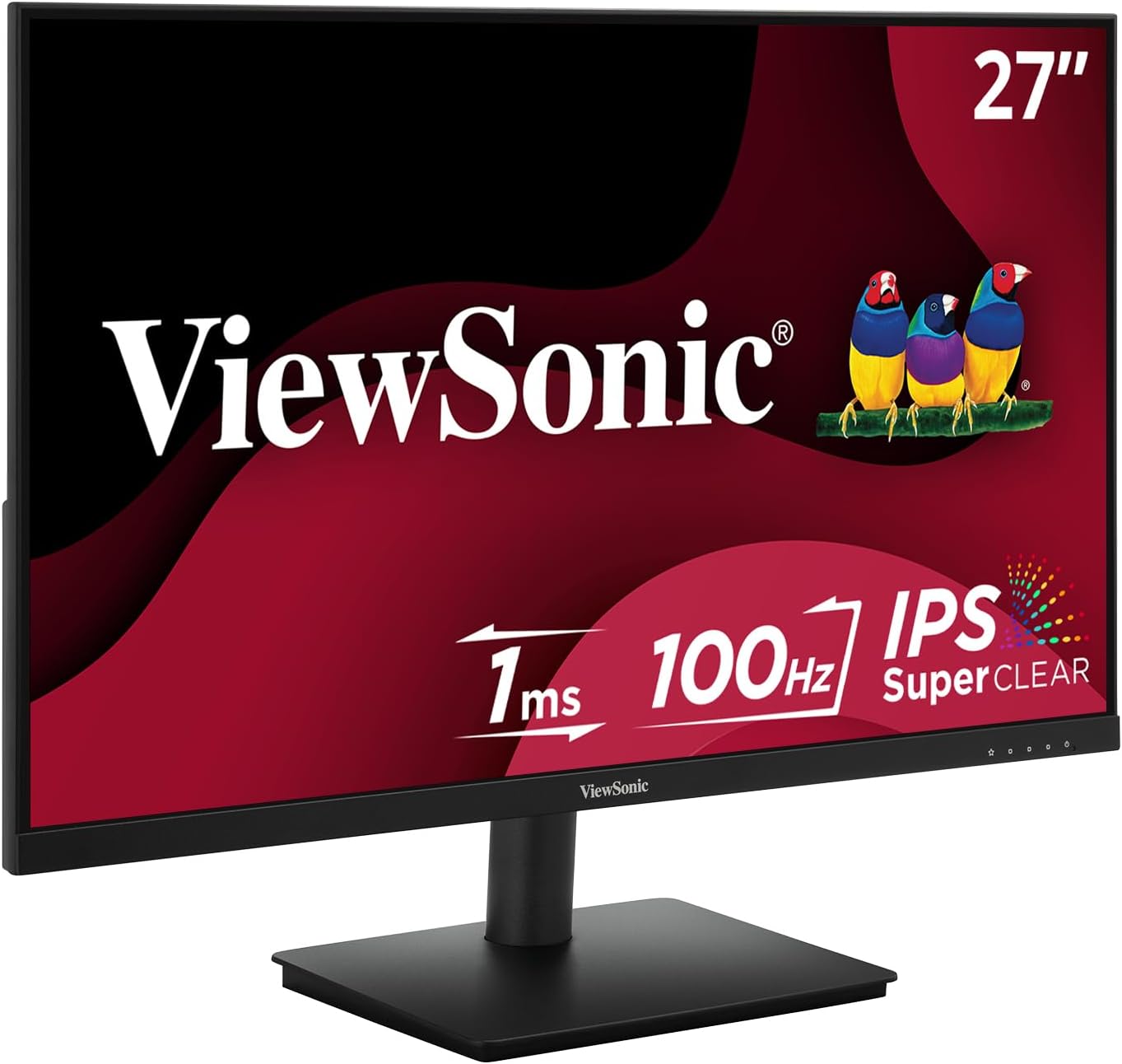 ViewSonic VS2747-H 27 Inch 1080p IPS Monitor with 100Hz, Variable Refresh Rate, Thin Bezels, Eye Care, HDMI, VGA