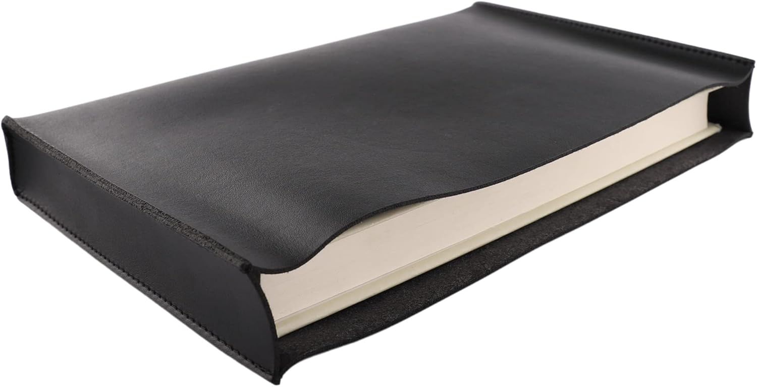 GuardV Faux Leather Pouch for Book, Bible, Hardcover, Paperback, and Other – Large Size