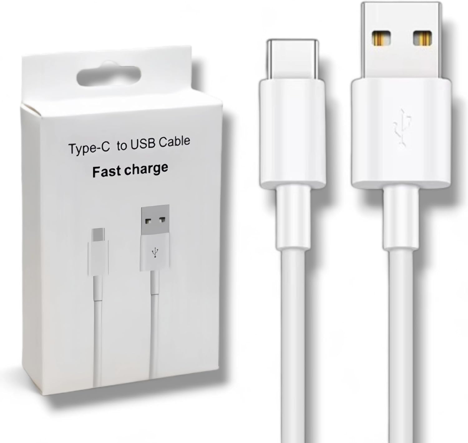 USB Type-C Cable 3.2FT Data Transfer Rates up to 480Mbps. with Braided Nylon Cable. 1 x High-Speed Safe & Reliableb Durable Design High-Speed Data Transfer