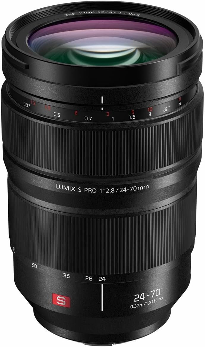 Panasonic Lumix S Pro 24-70mm F2.8 L-Mount Interchangeable Lens for Lumix S Series Full-Frame Digital Cameras – S-E2470 (USA)