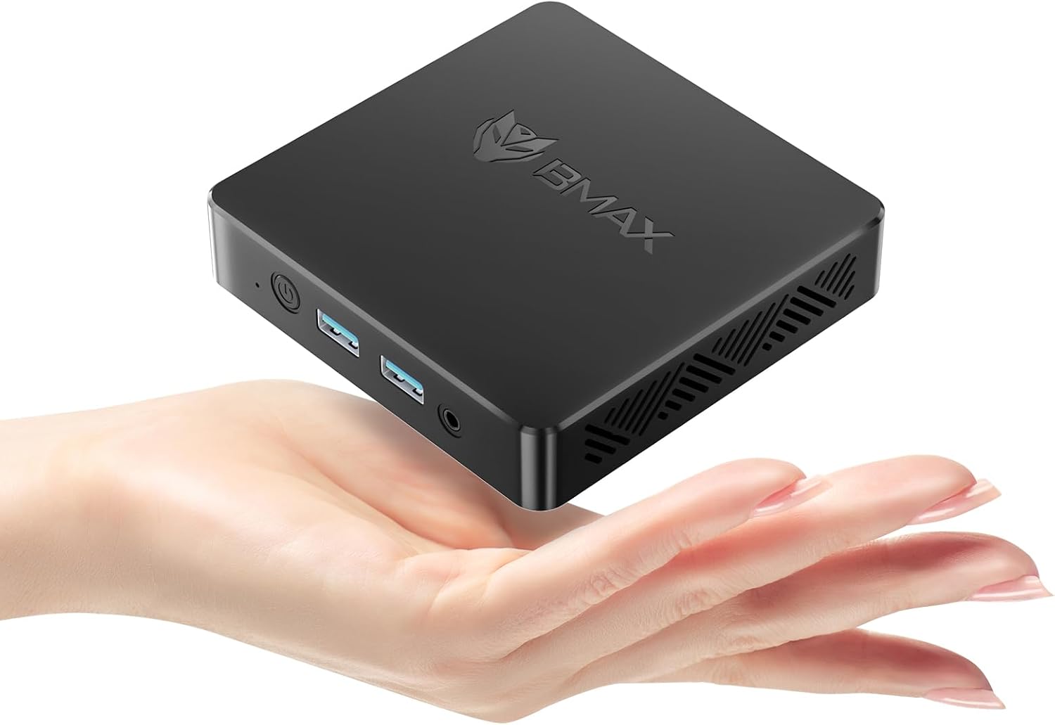 Bmax B1 Mini Micro Computer,Intel N4000(up to 2.6GHz),8GB LPDDR4/128GB eMMC,Mini PC WiFi5 HDMI/VGA 4K HD 2.4GHz/5GHz Dual WiFi BT4.2 Mini Computer