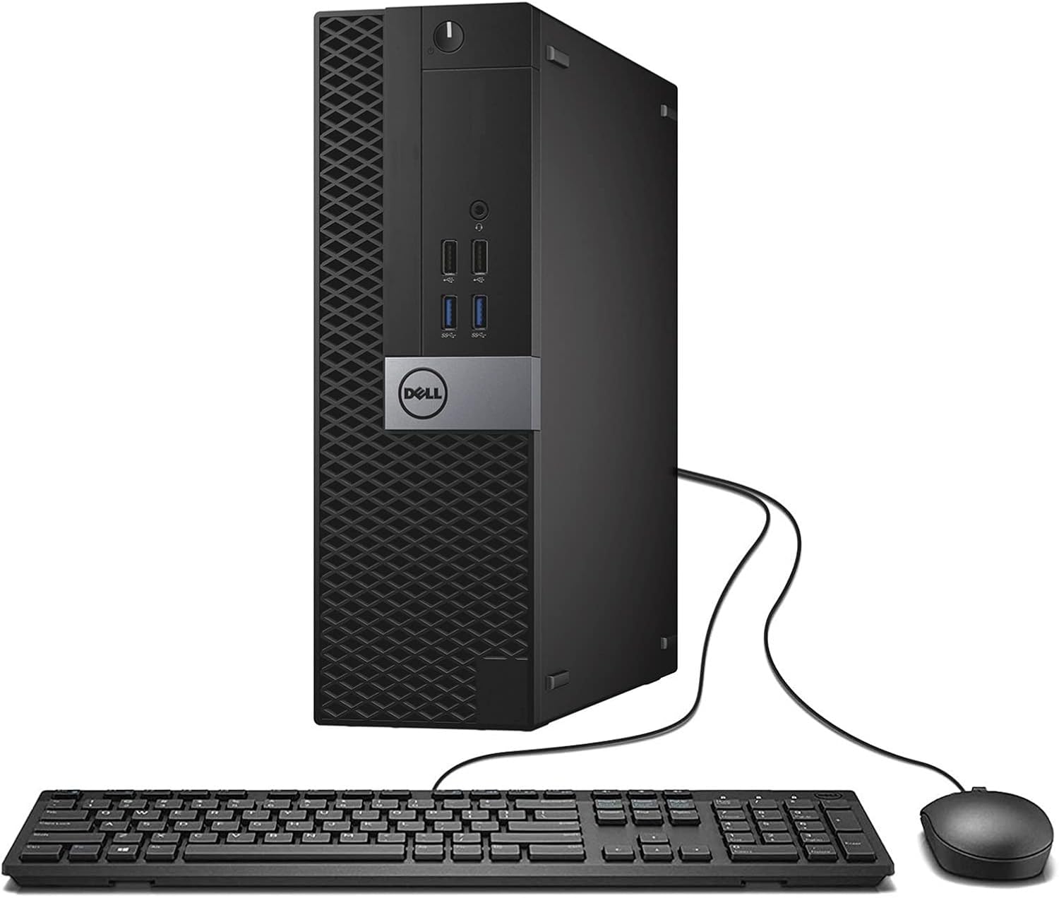 Dell Optiplex 7040 Business SFF Computer Small Tower PC (Intel Core i5-6500, 16GB Ram, 256GB SSD, DVD-RW, WiFi) Win 10 Pro (Renewed)