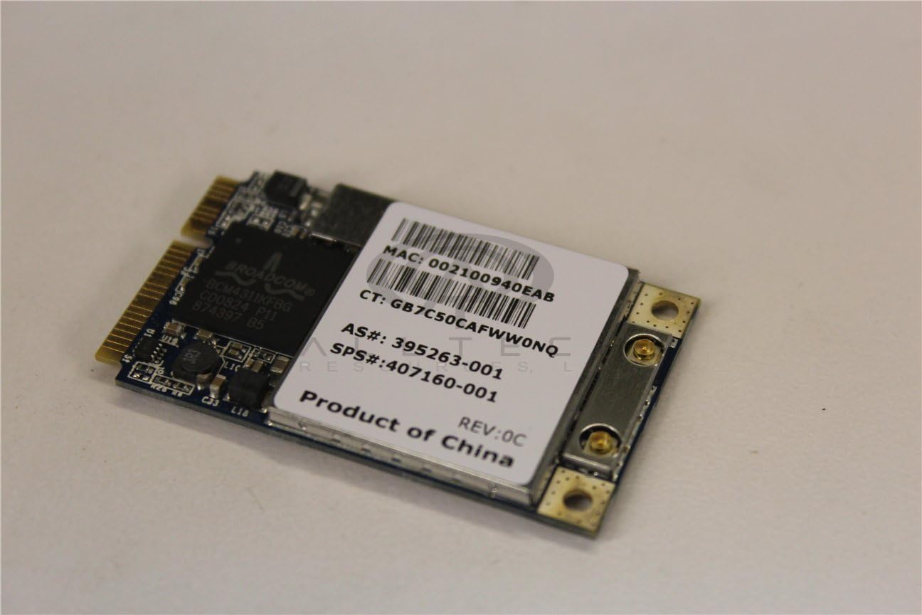 HP Broadcom 802.11a/b/g Wireless LAN Card 407160-001 BCM94311MCAG