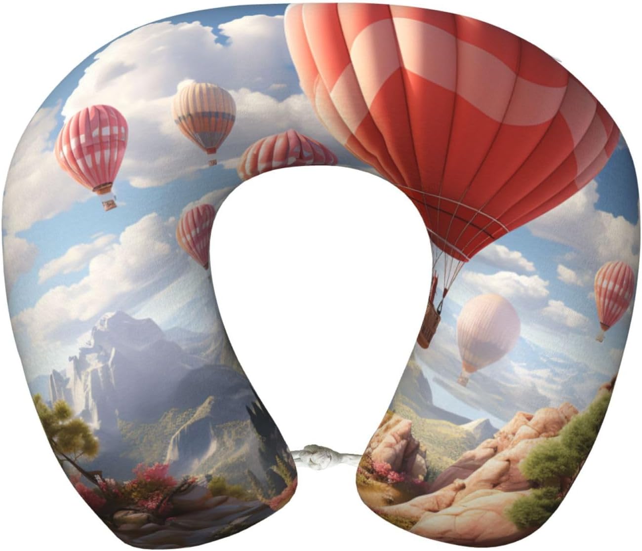 Neck Pillow U Shape Travel Pillow Comfortable Memory Foam Airplane Pillow for Head Support Balloon Travel Neck Pillows for Sleeping Support Pillow for Camping Trains Self-Driving Cars Office