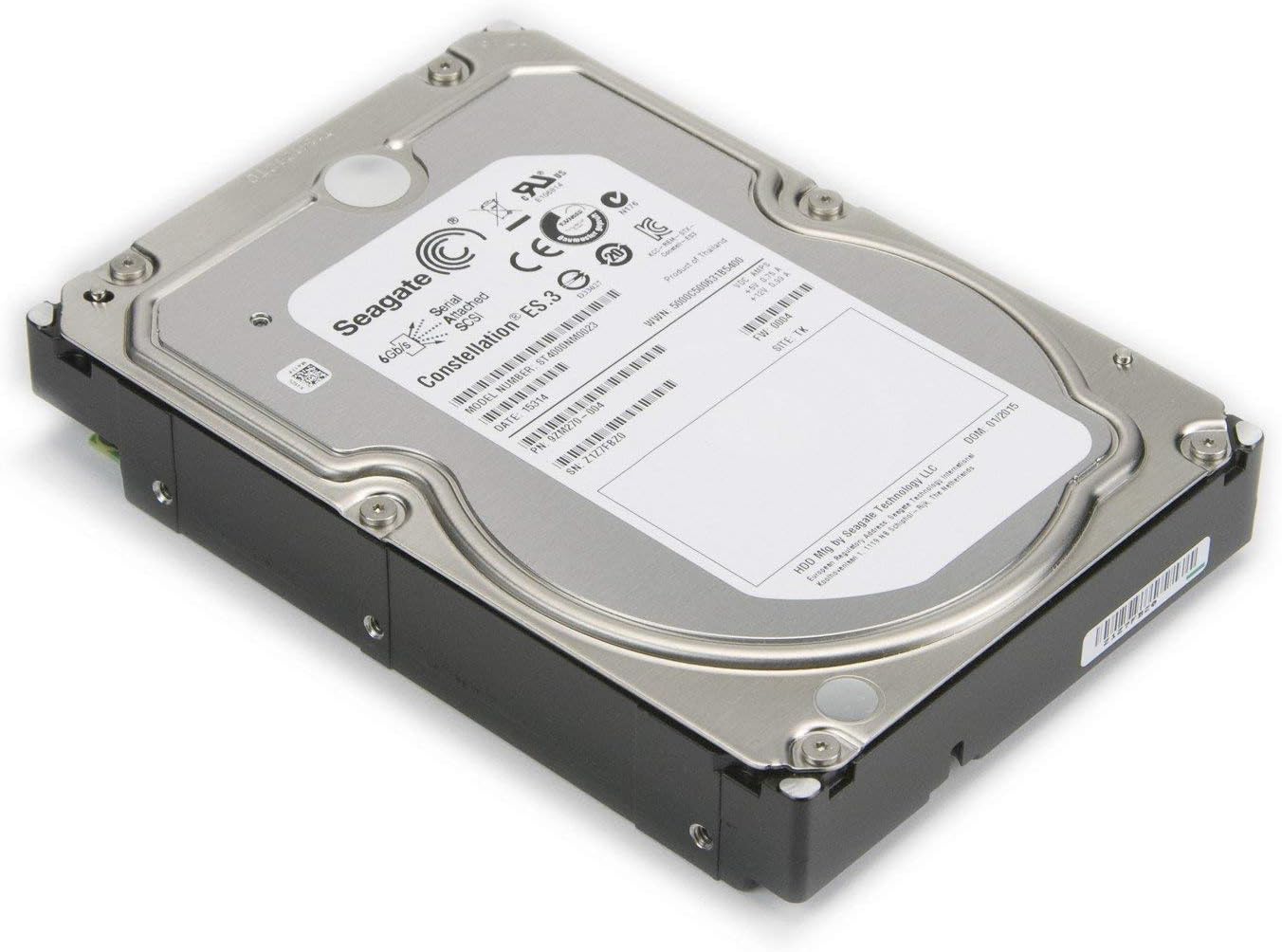 SEAGATE TECHNOLOGY ST4000NM0023 HDD 4TB 7200RPM SAS 128MB (Renewed)