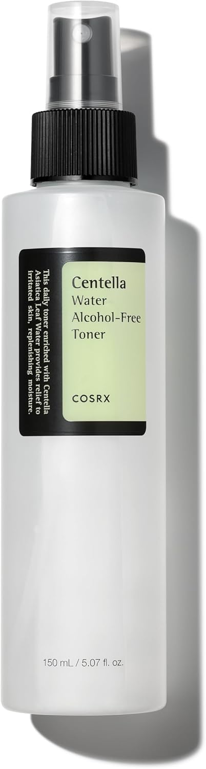 COSRX Alcohol-Free Cica Toner, 150ml / 5.07 fl.oz | Spray-type Korean Toner with Centella Asiatica for Hydrating & Soothing Redness | Korean Skin Care, Not Tested on Animals, Paraben Free