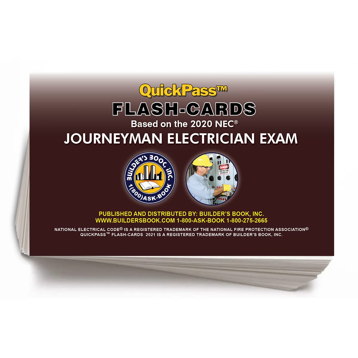 Journeyman Electrician Exam QuickPass Flash-Cards Based On The 2020 NEC