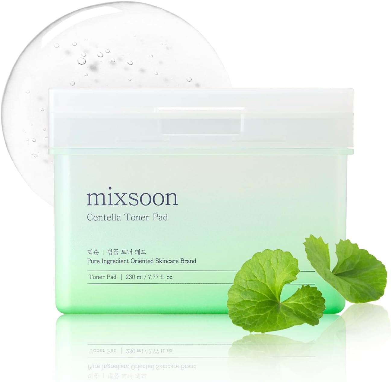 mixsoon Centella Asiatica Toner Pad,Soothing, Hydration, Centella Extract, Gauze Pad, (230ml/ 7.77fl.oz/ 120 Sheets)