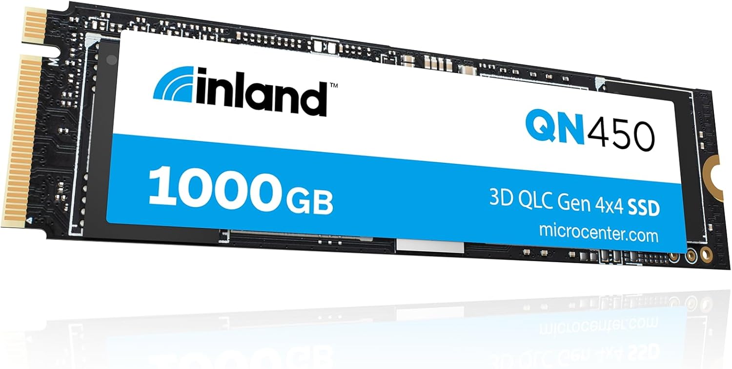 INLAND QN450 SSD 1000GB M.2 2280 NVMe SSD- PCIe 4.0 Gen4x4, Up to 5,000 MB/s – Internal Solid State Drive –1TB