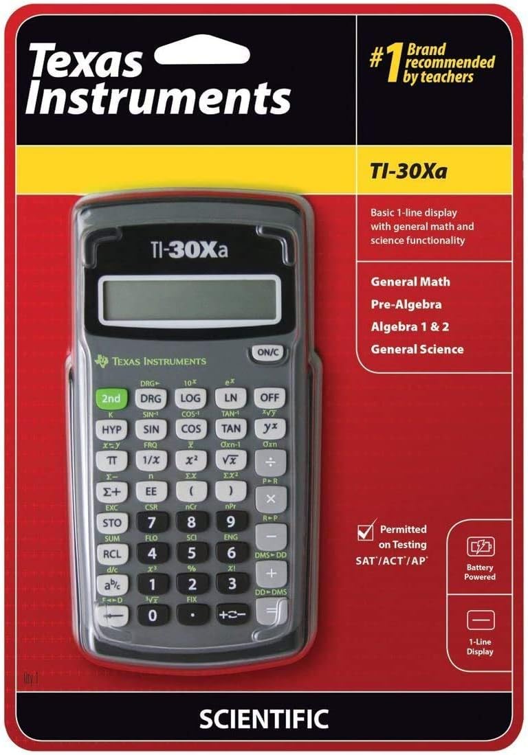 TI-30XA Student Scientific Calculator – New