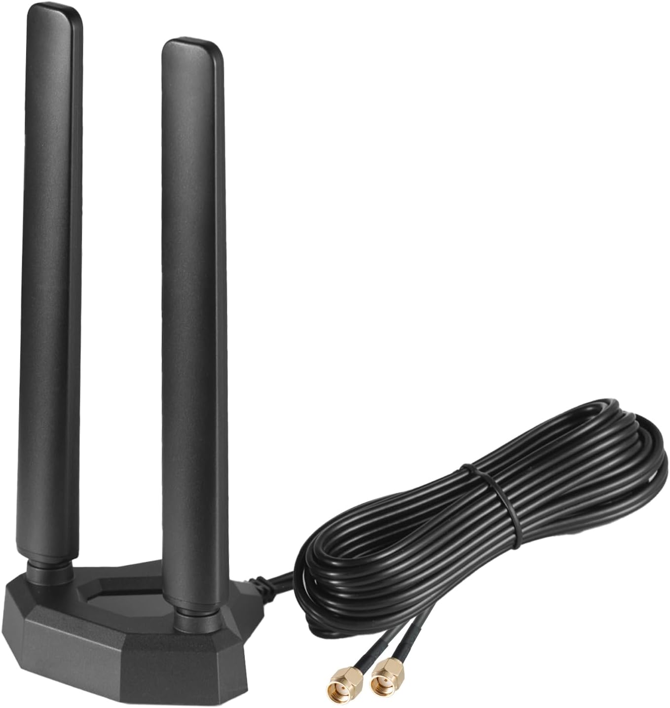 WiFi 6 6E Tri-Band 2.4GHz + 5 GHz + 6GHz Magnetic Base WiFi Antenna for Wireless WiFi 6 6E Router Hotspot PC Desktop Computer PCI-E WiFi Network WiFi Bluetooth Card Gaming WiFi Motherboard