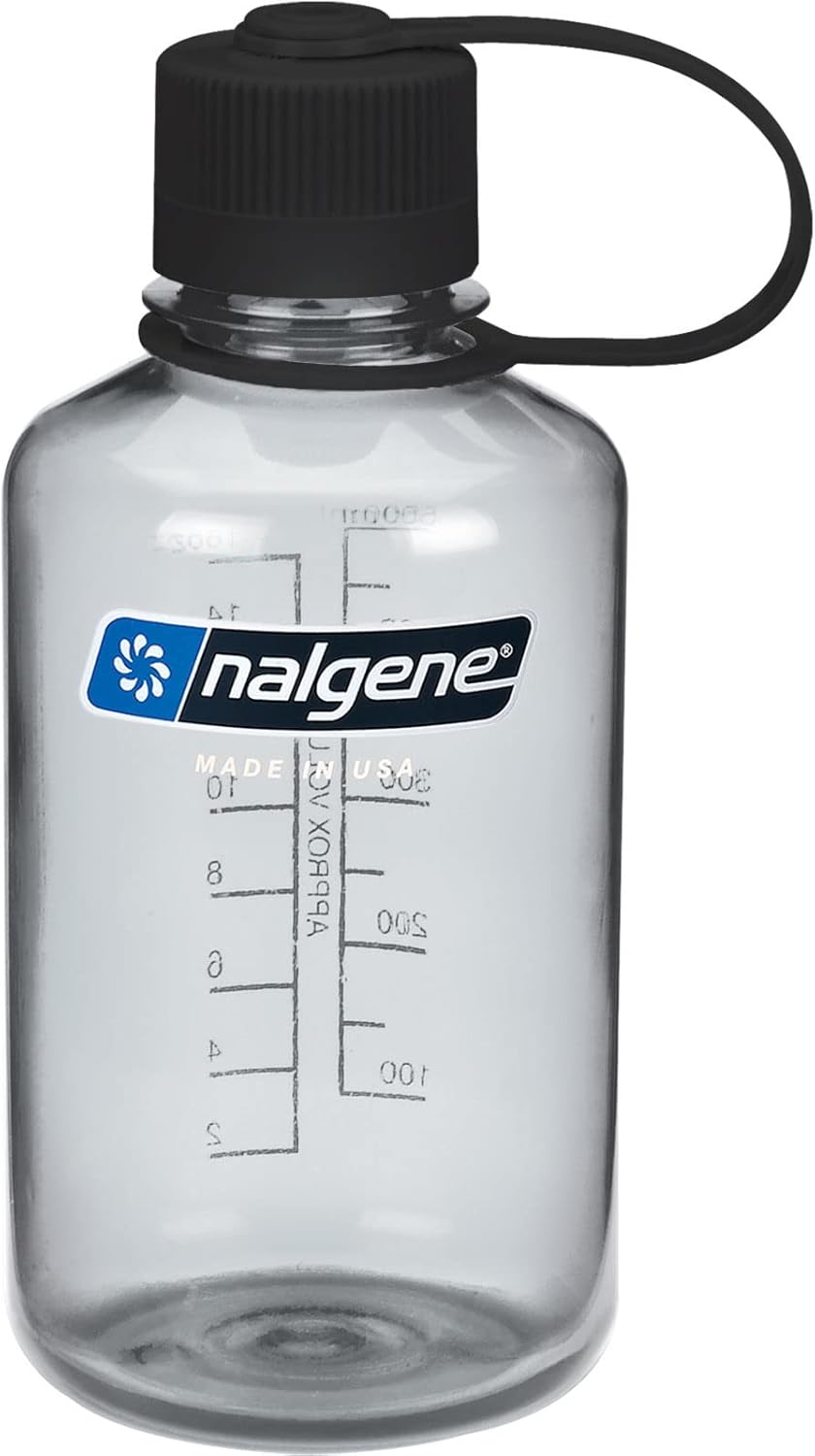 Nalgene Sustain Tritan BPA-Free Water Bottle Made with Material Derived from 50% Plastic Waste, 16 OZ, Narrow Mouth