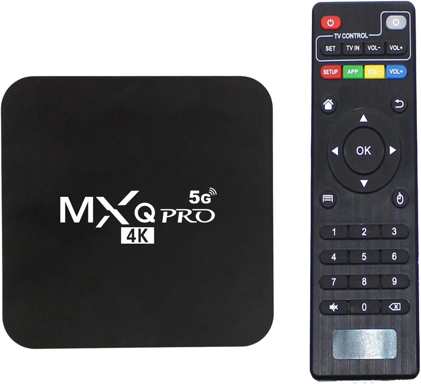 MXQ Pro 5G Android 13.1 TV Box Ram 1GB ROM 8GB Android Smart Box H.265 HD 3D Dual Band 2.4G/5.8G WiFi Quad Core Home Media Player