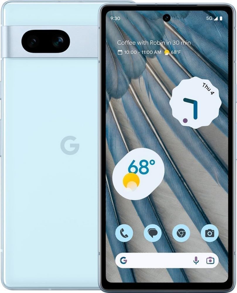 Google Pixel 7a, 128GB, for Verizon (Renewed) (Sea, 128GB)